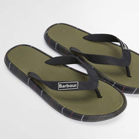 Olive Barbour Mens Oakdale Sandal Top
