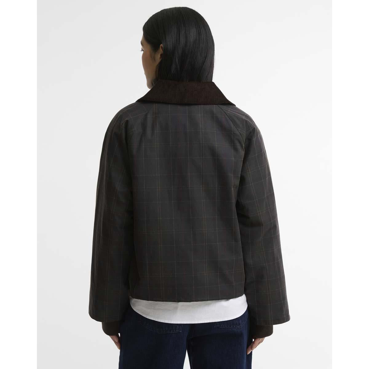 Barbour Womens Arlene Checked Wax Jacket
