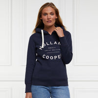 Ink Navy Holland Cooper Womens Varsity Hoodie Lifestyle