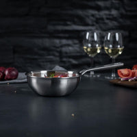 Kuhn Rikon Culinary Fiveply Chef's Pan Uncoated Lifestyle Image