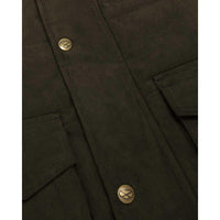 Loden Hoggs Of Fife Mens Glenbervie Quilted Gilet Popper