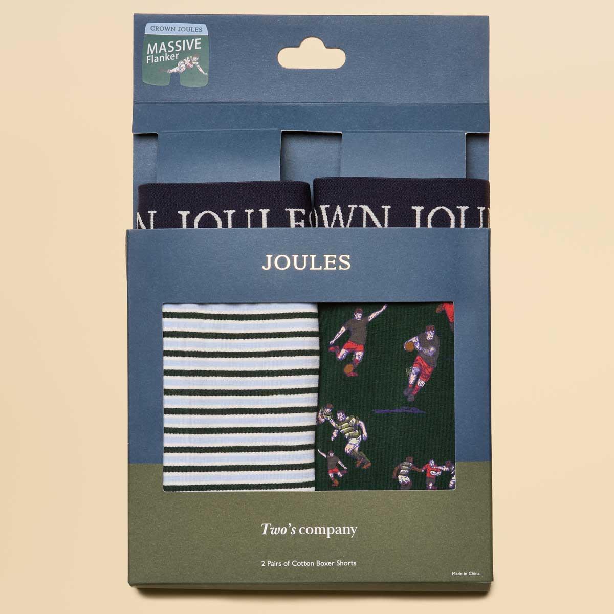 Joules Mens Crown Joules Boxers 2 Pack