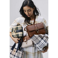 Rosewood Tartan Barbour Layla Tartan Mini Tote Bag lifestyle