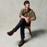 Olive Barbour Mens Bramside Relaxed Cord Shirt Lifestyle