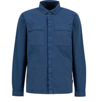 Dark Denim Barbour Mens Castlebay Garment Dyed Overshirt