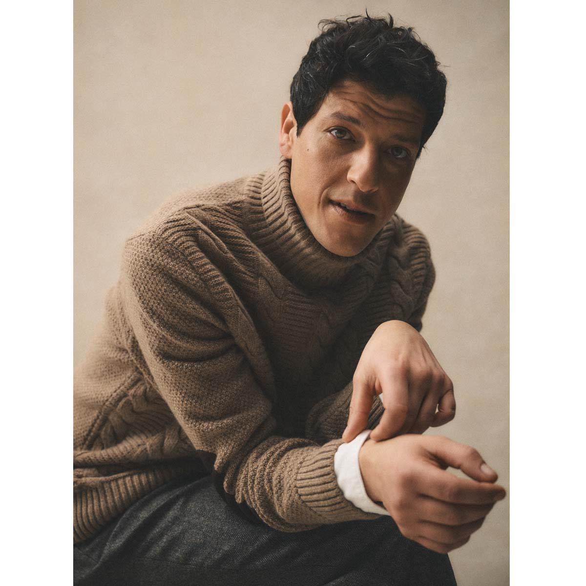 Barbour Mens Staplecross Rollneck Sweater
