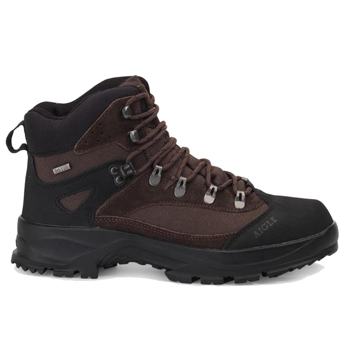 Dark Brown Aigle Mens Huntshaw II MTD Boots Sole
