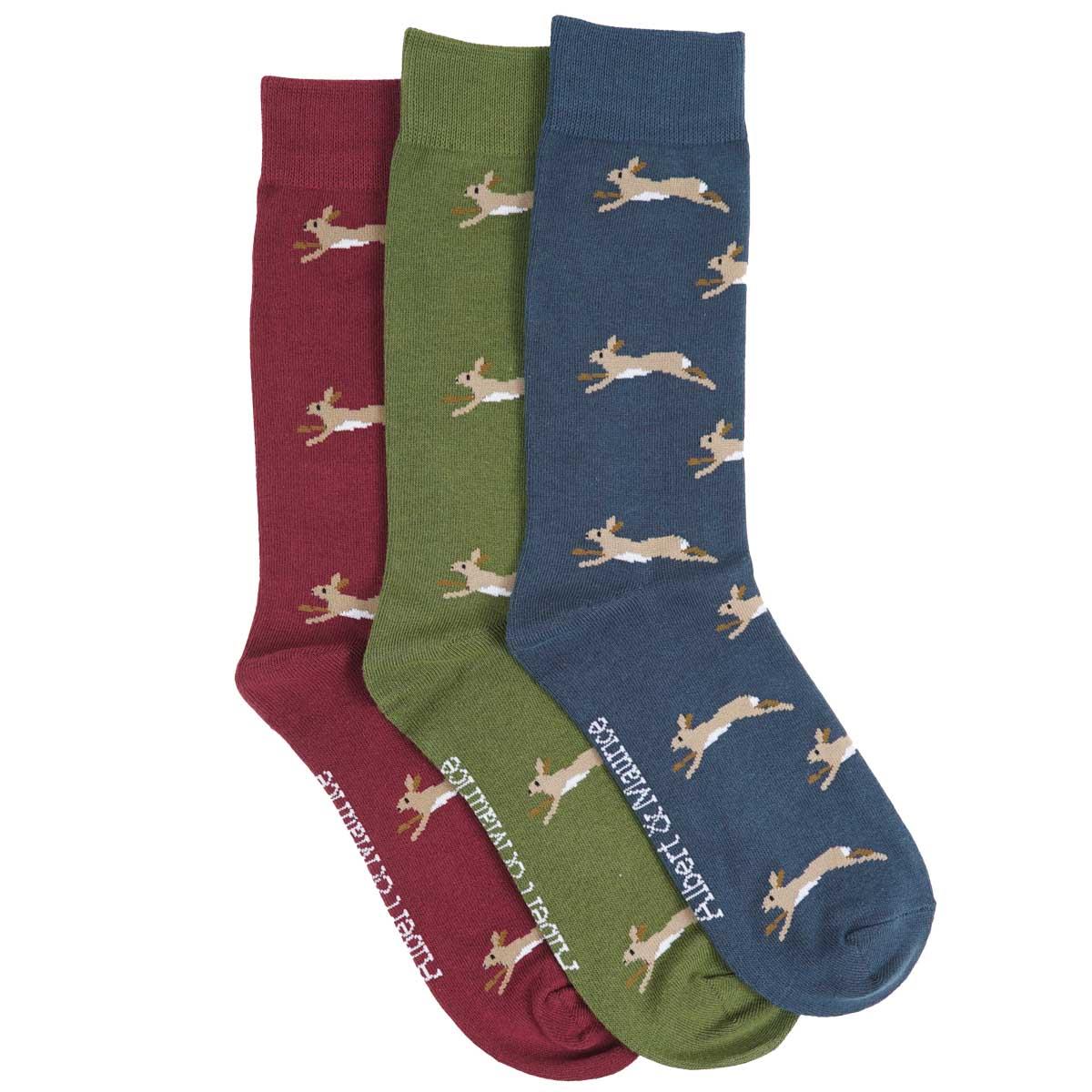Albert and Maurice Mens Hare Socks