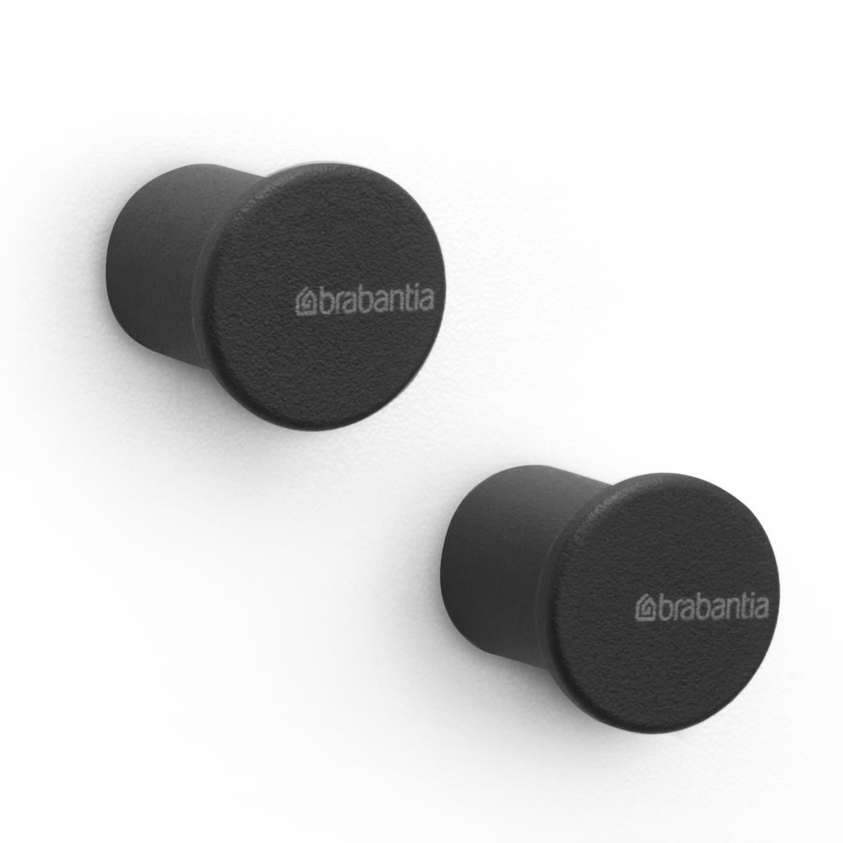 Mineral Infinite Grey Brabantia MindSet Towel Hooks (Set of 2)