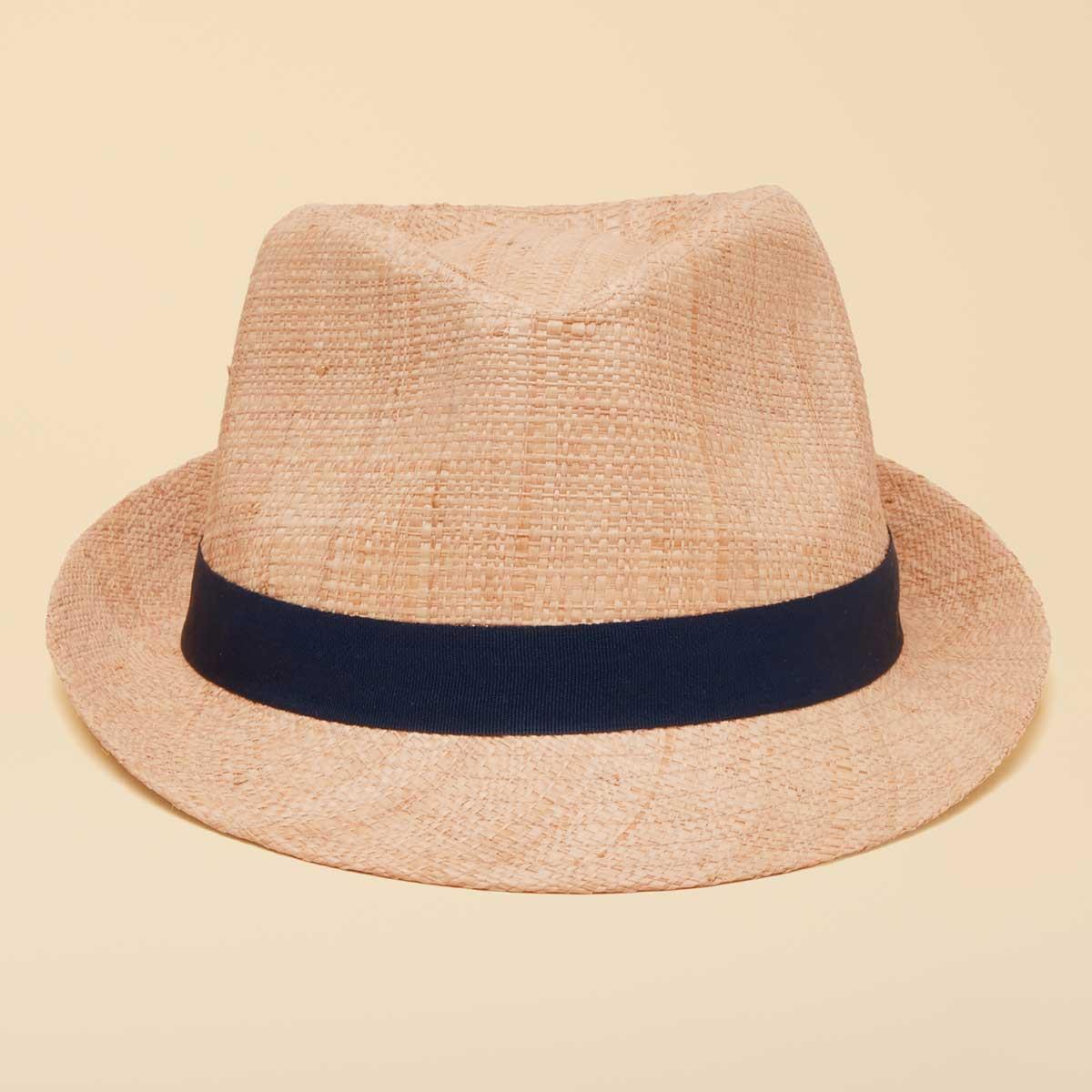Natural Joules Mens Halstow Trilby Hat Front