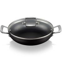 Le Creuset Toughened Non-Stick Shallow Casserole With Glass Lid