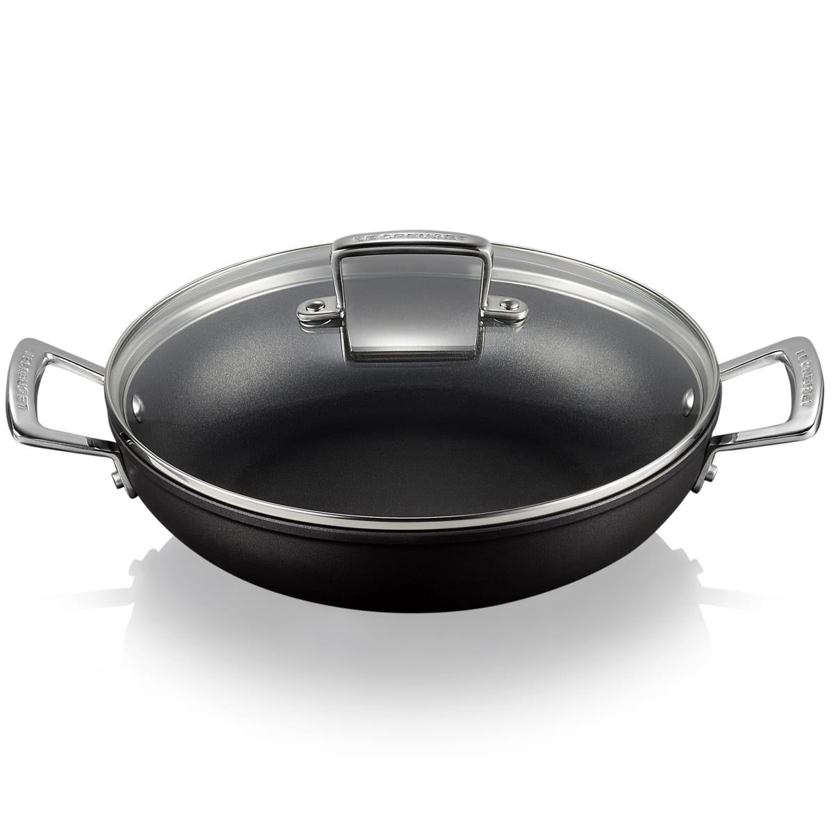 Le Creuset Toughened Non-Stick Shallow Casserole With Glass Lid