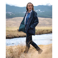 Navy Hoggs Of Fife Womens Fara Waterproof Jacket Lifestyle