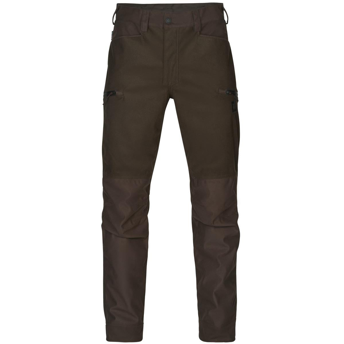 Hunting Green/Shadow Brown Harkila Mens Aspire HWS Waterproof Trousers