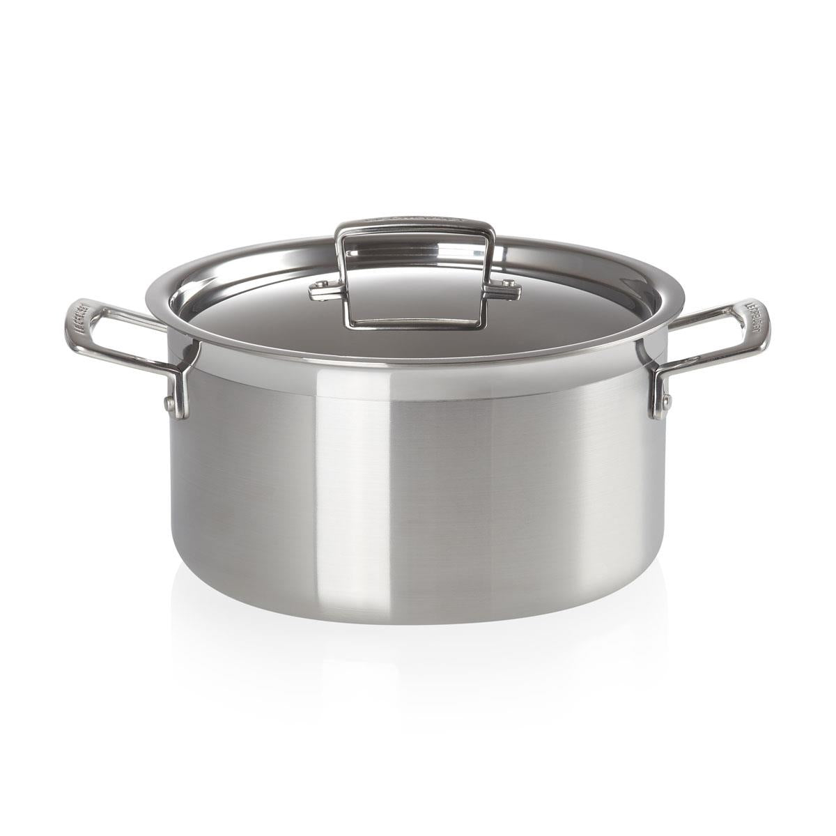 Le Creuset Classic 3-ply Stainless Steel Deep Casserole