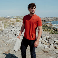 Musto Mens Classic Logo Tee Rust