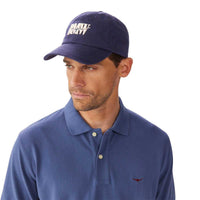 Navy R.M. Williams Heritage Twill Cap on model