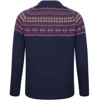 Hoggs Of Fife Jura Ladies Fair Isle Crew Neck Pullover