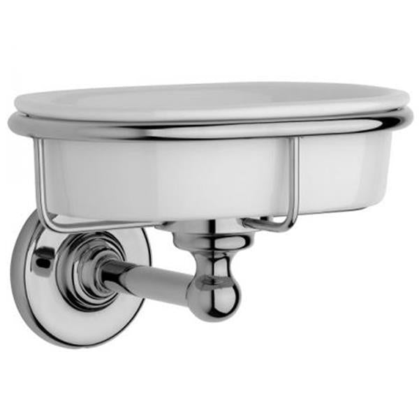 Chrome Plated Samuel Heath Antique Soap Dish N4334