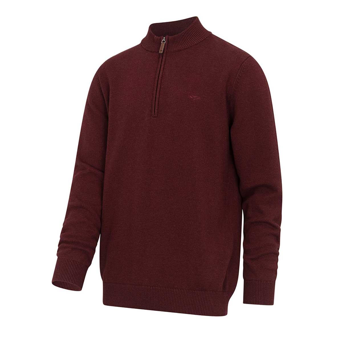 Hoggs Of Fife Mens Falkirk 1/4 Pullover