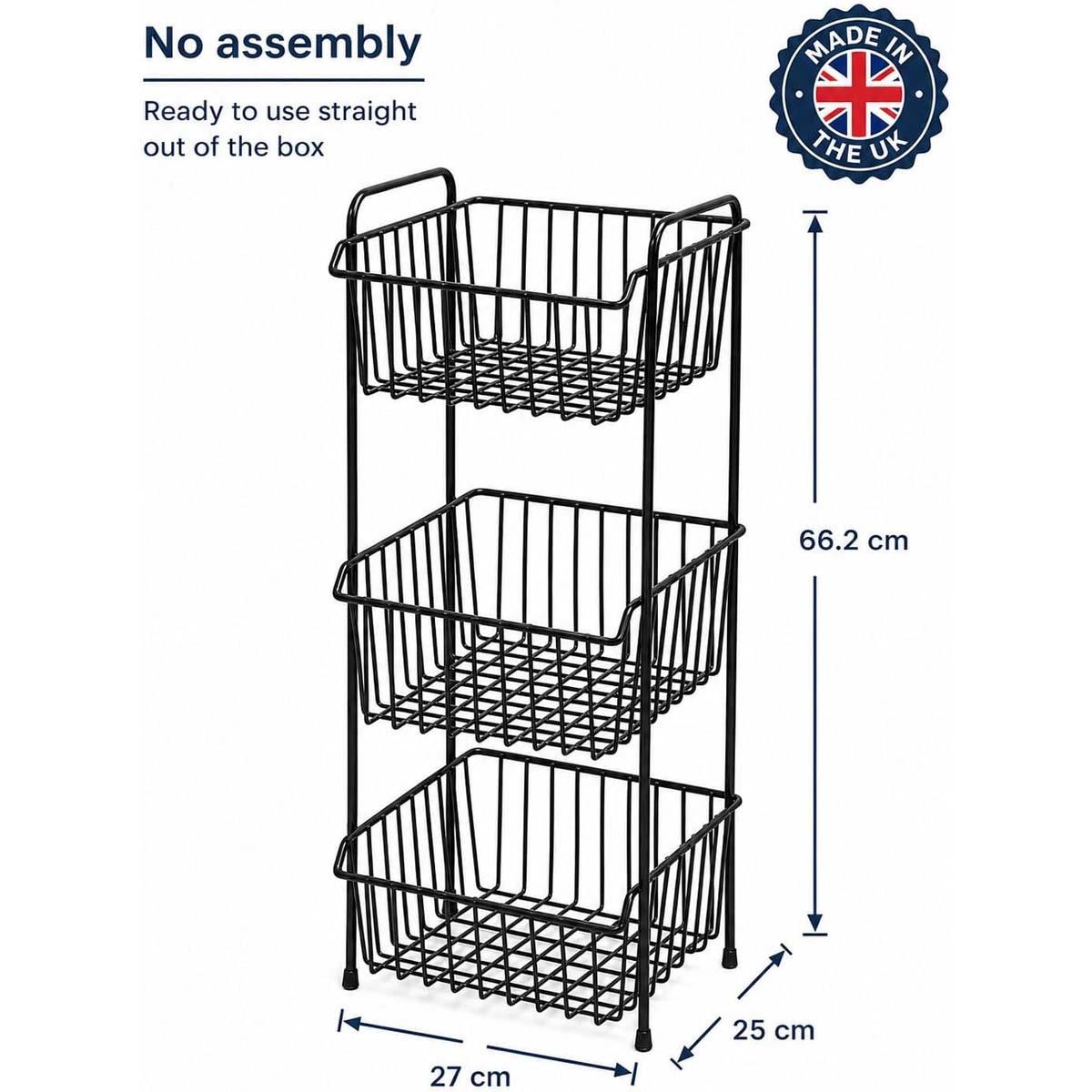 Delfinware 3 Tier Vegetable Rack