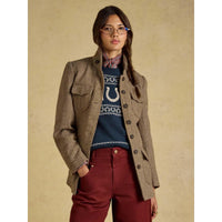 Joules Womens Saddlebury Tweed Jacket