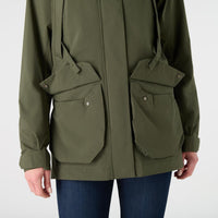 Deep Green Musto Womens Outdoor Country Fenland Stretch Waterproof Coat Pockets