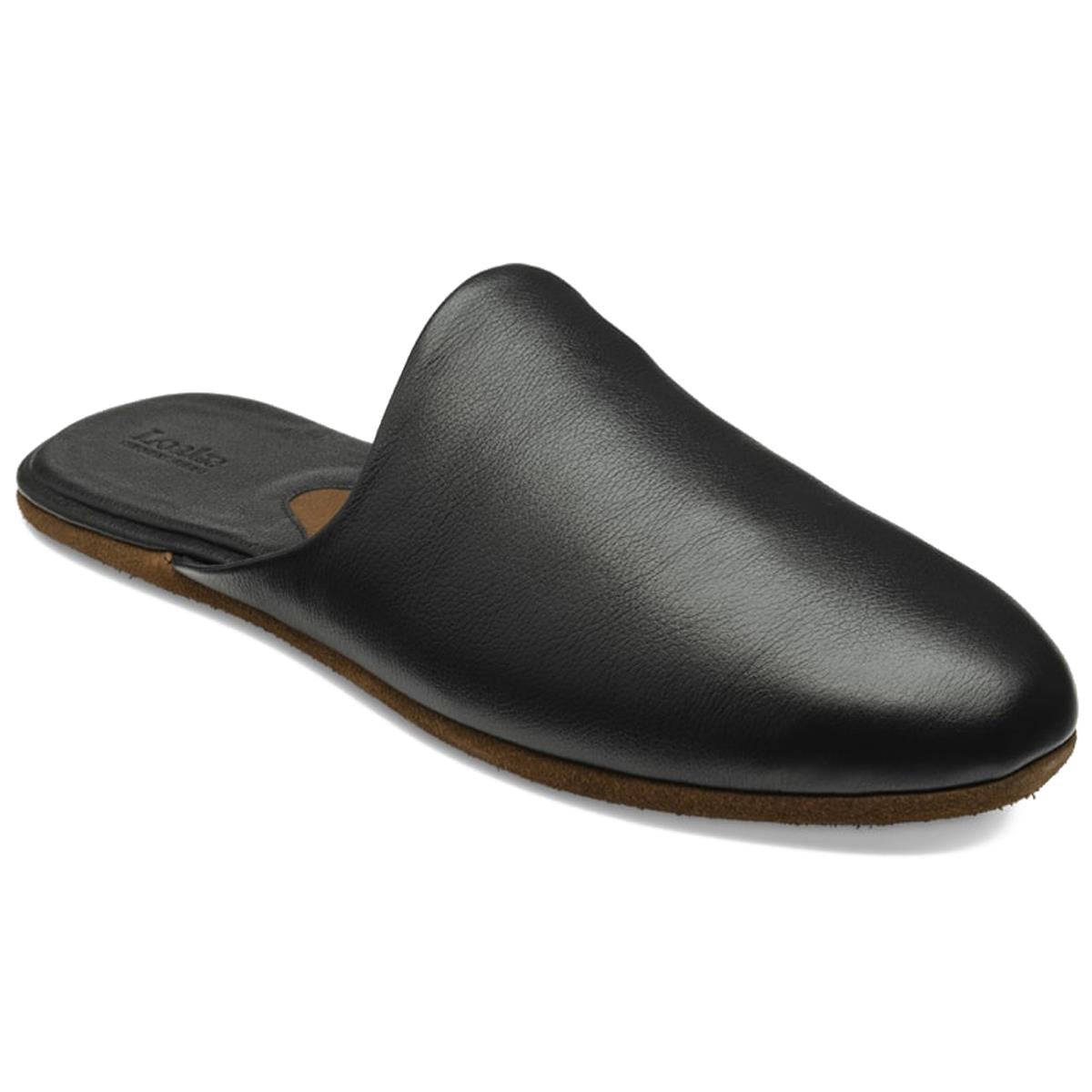 Black Loake Mens Garrick Slippers