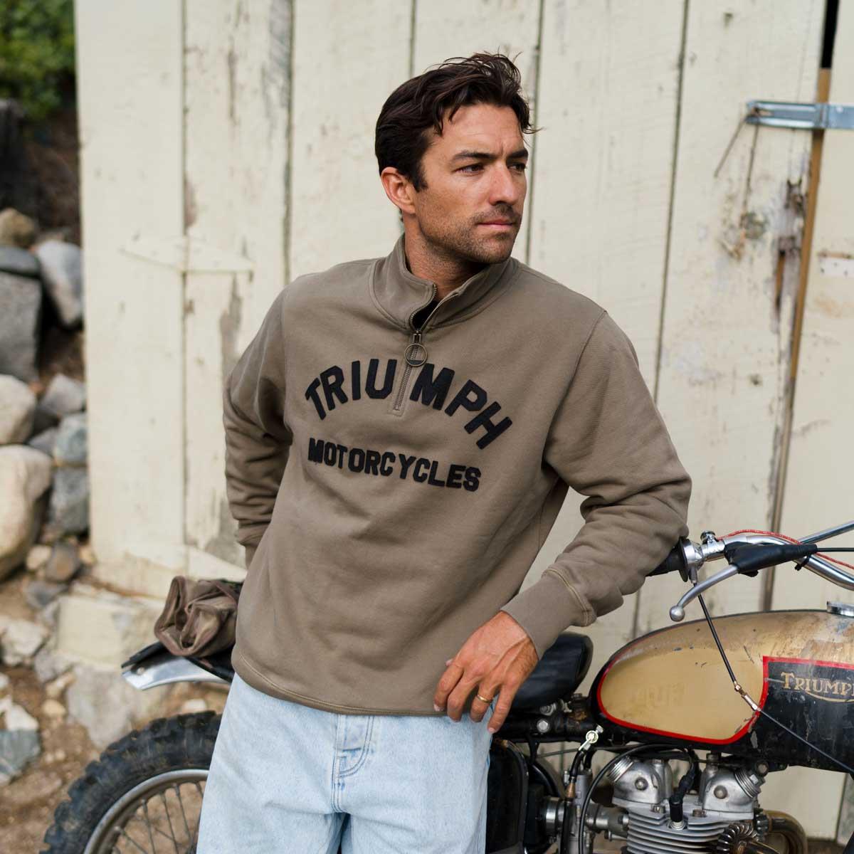 Triumph Mens Ribble Half Zip