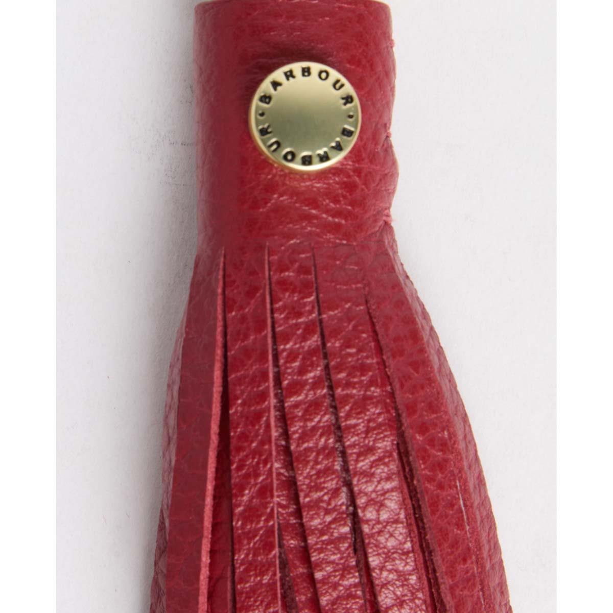 Barbour Tassle Leather Bag Charm
