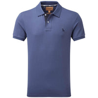 Vintage Indigo Schoffel Mens St Ives Jersey Polo Shirt
