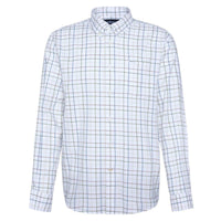 Navy Barbour Mens Caswell Tattersall Regular Fit Shirt