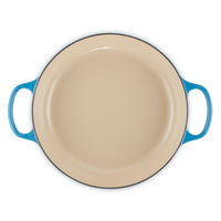 Le Creuset 30cm Cast Iron Shallow Casserole Dish Azure Blue