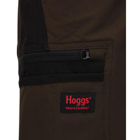 Green/Black Hoggs Of Fife Mens Green King Active Utility Short LOGO