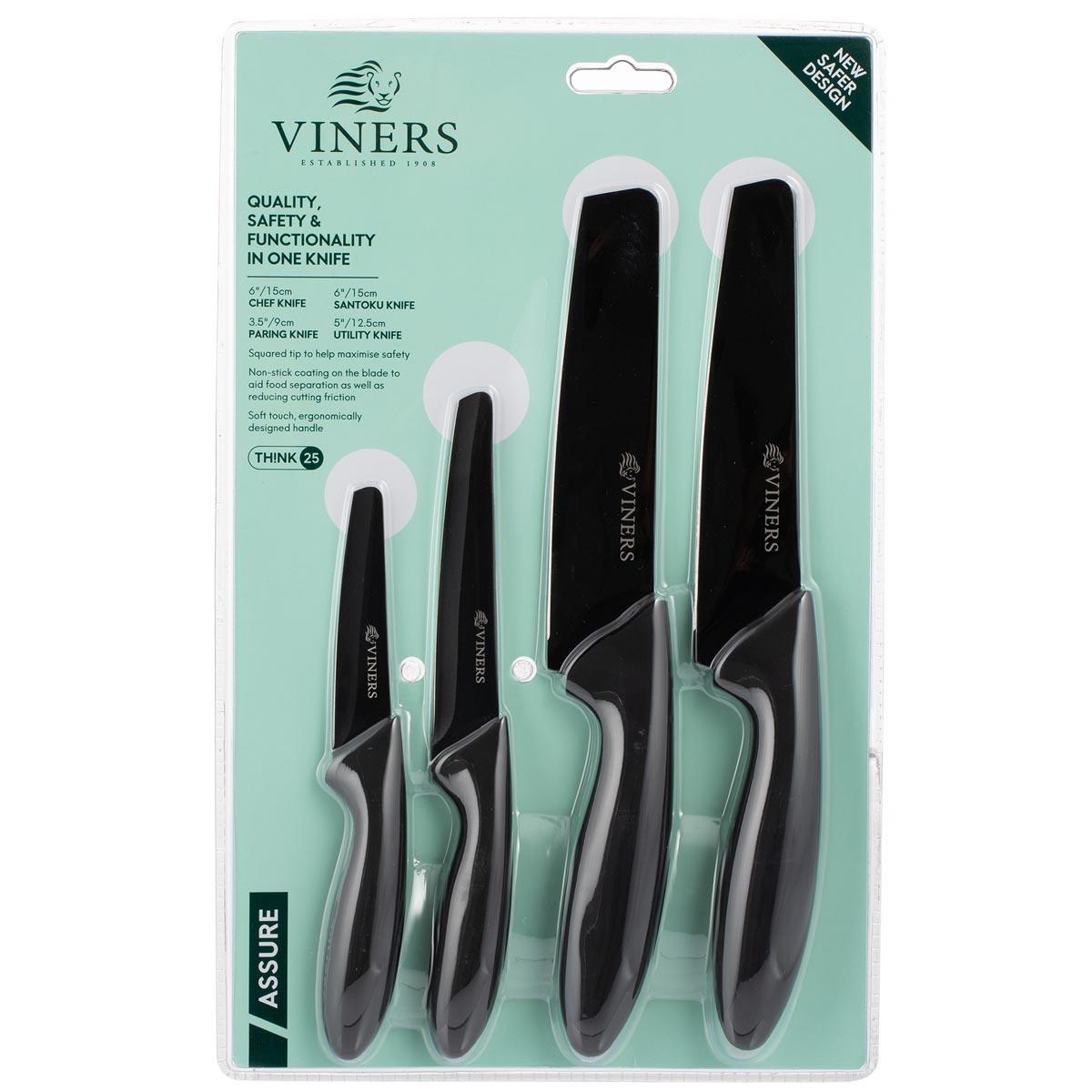 Viners Assure 4 Piece Knife Set