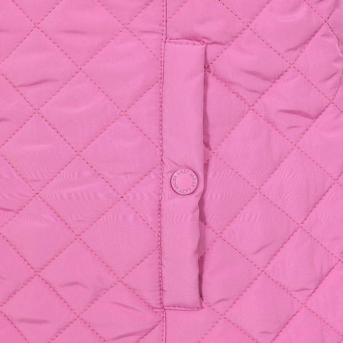 Raspberry Lazy Jacks Womens GL1 Quilted Gilet Pocket