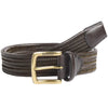 Barbour Mens Stretch Leather Belt