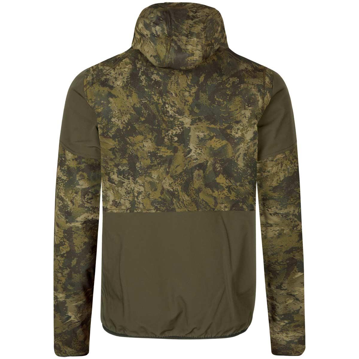 InVis Green Seeland Mens Cross Windbeater Jacket Back