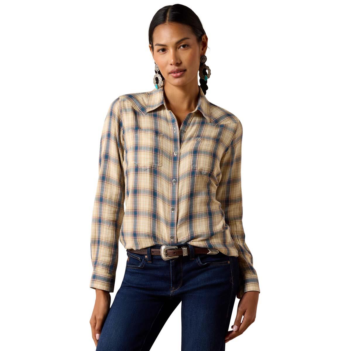 Horizon Plaid Ariat Womens Billie Jean Check Shirt
