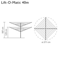 Brabantia Rotary Lift-O-Matic