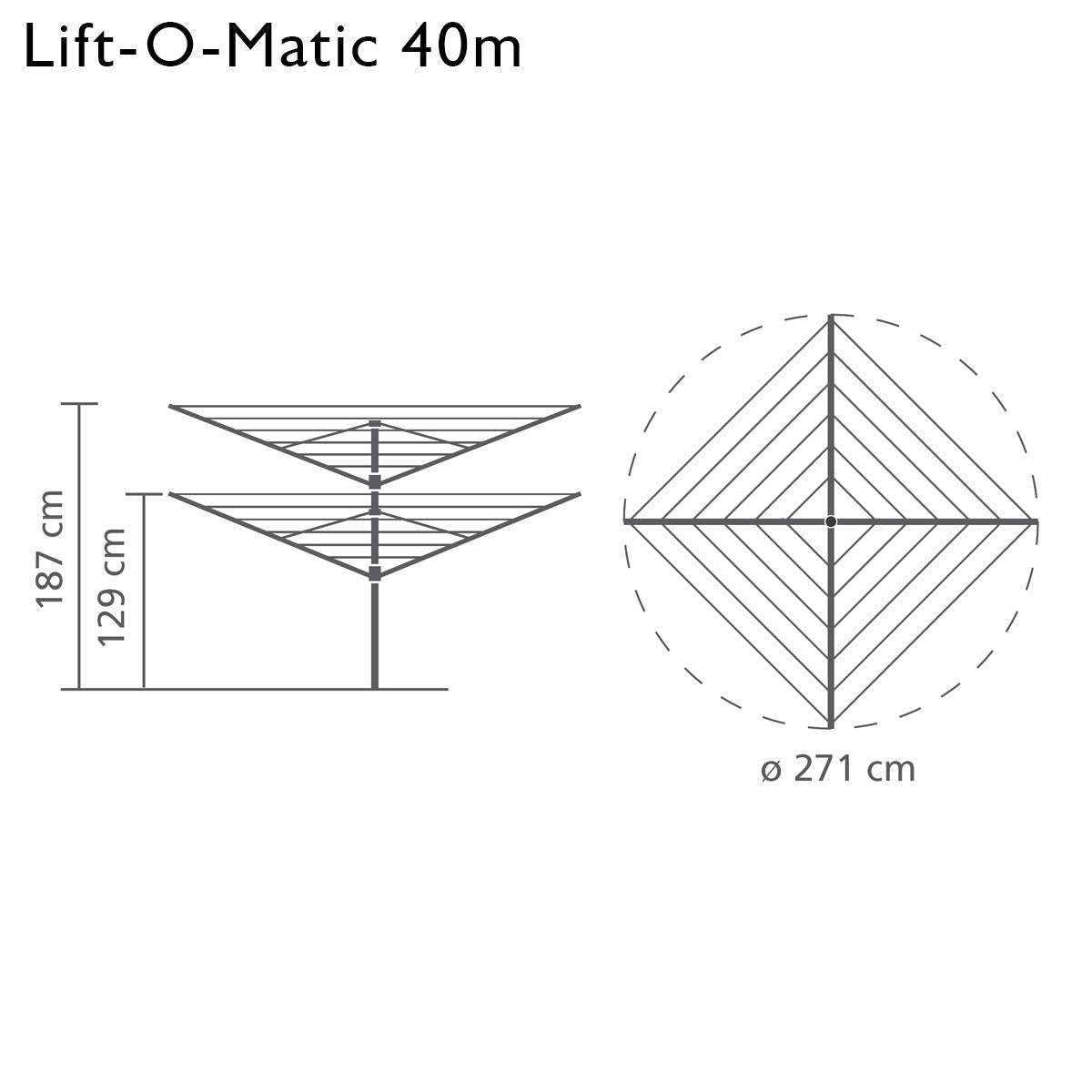 Brabantia Rotary Lift-O-Matic