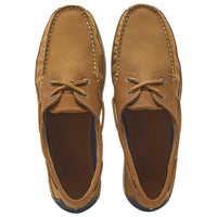 Tan/Navy Chatham x Joules Mens Boardwalk Deck Shoe Top