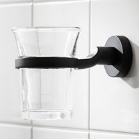Miller Bond Black Tumbler And Holder