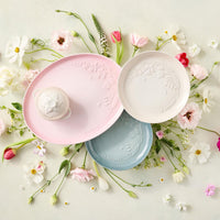Le Creuset Stoneware Plate La Jardin Collection plates