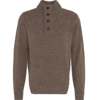 Dark Stone Barbour Mens Patch Half Zip