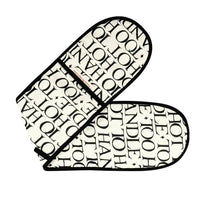 Emma Bridgewater Black Toast Double Oven Glove and Tea Towel Set