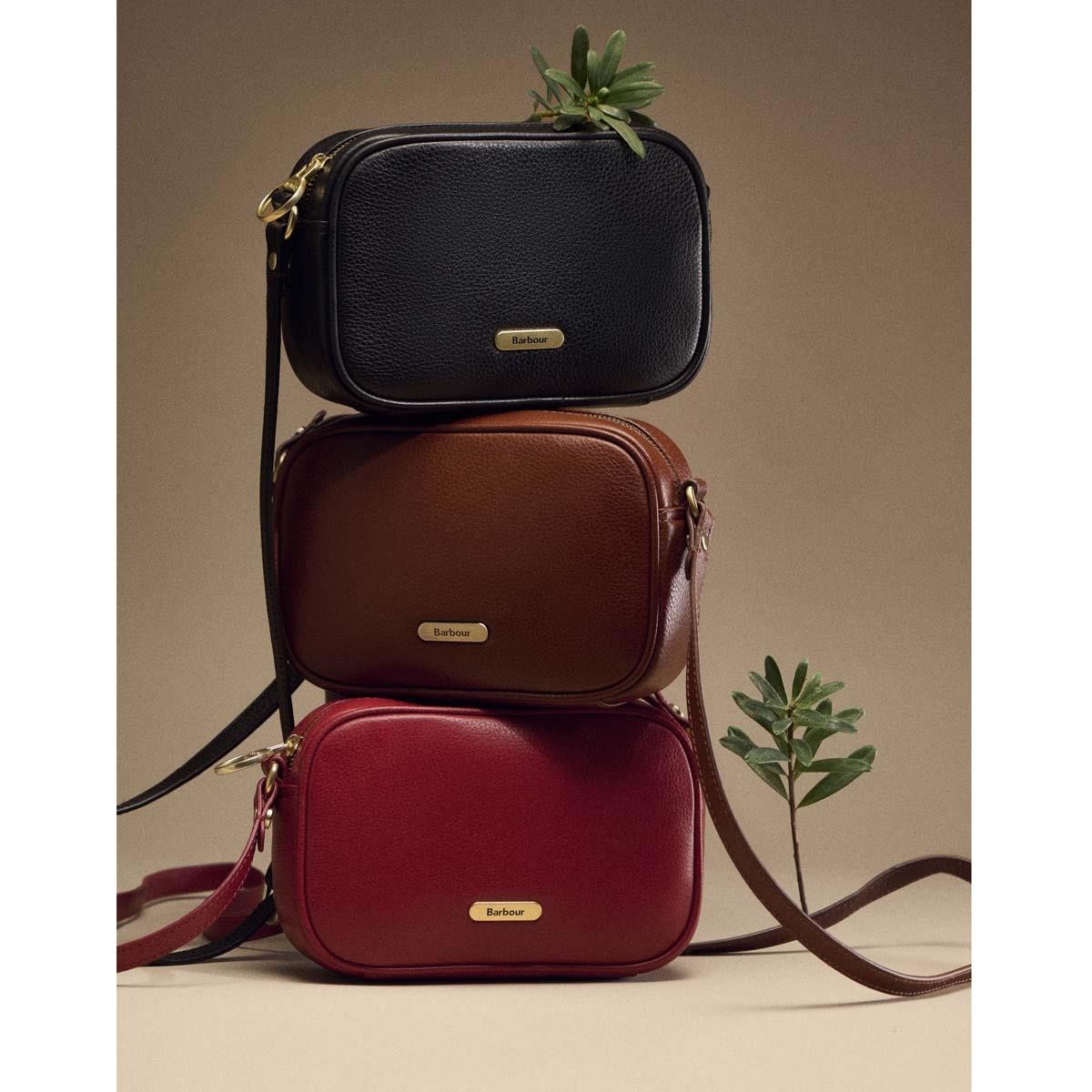 Barbour Womens Daphne Mini Leather Crossbody Bag