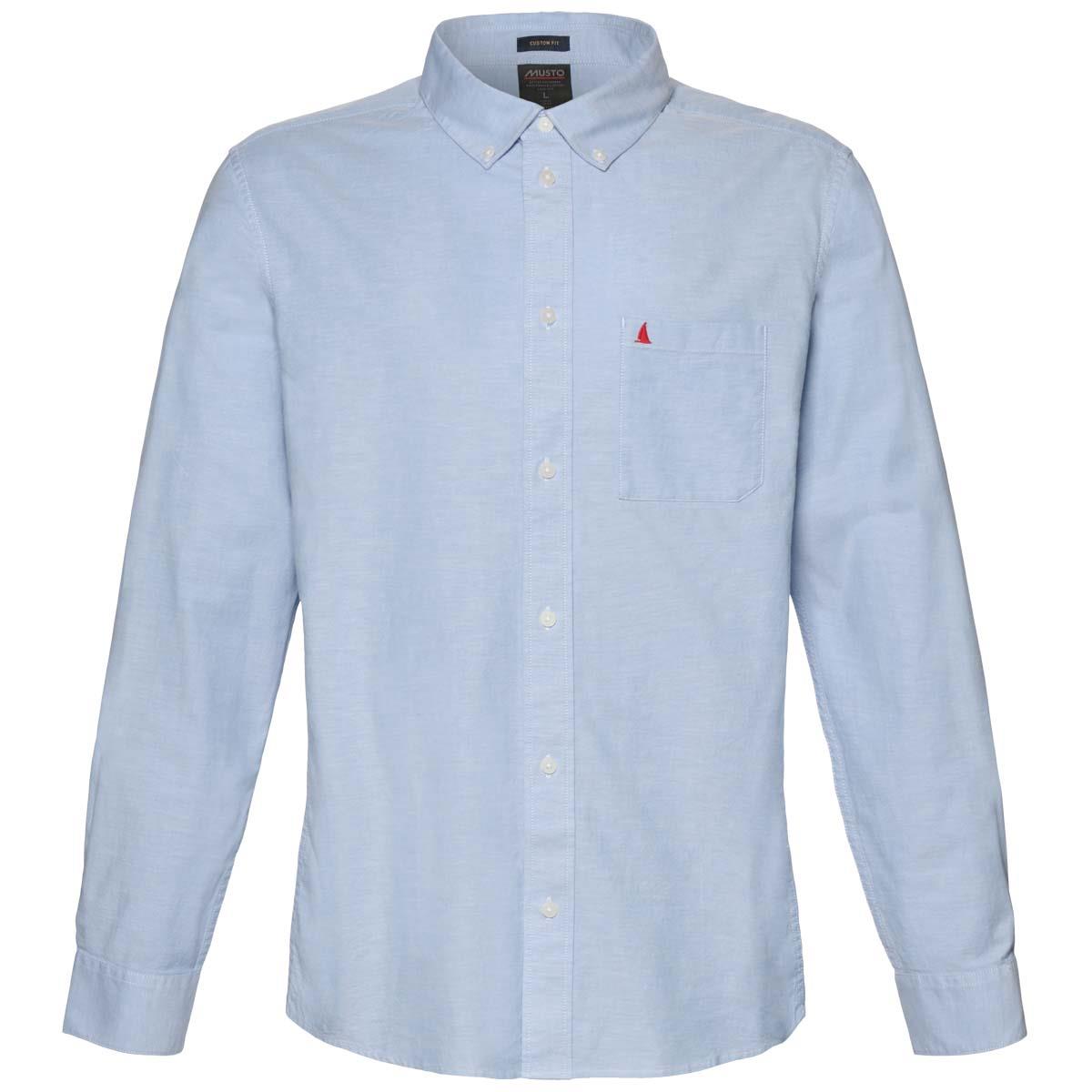 Pale Blue Musto Mens Original Oxford Shirt