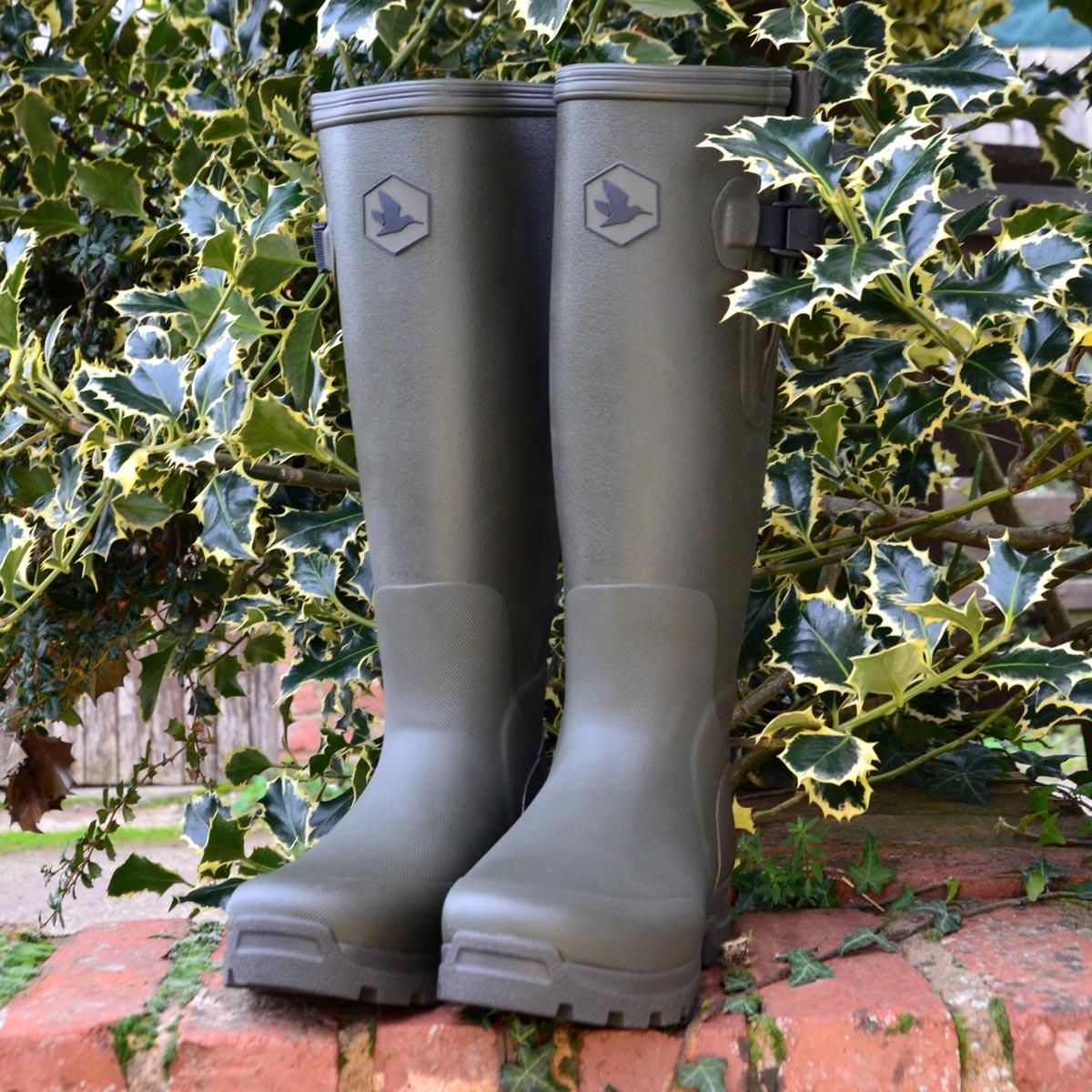 Seeland Mens Key-Point Neoprene Wellington Boot Lifestyle