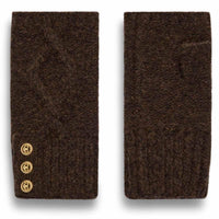 Chocolate Holland Cooper Womens Sloane Fingerless Gloves
